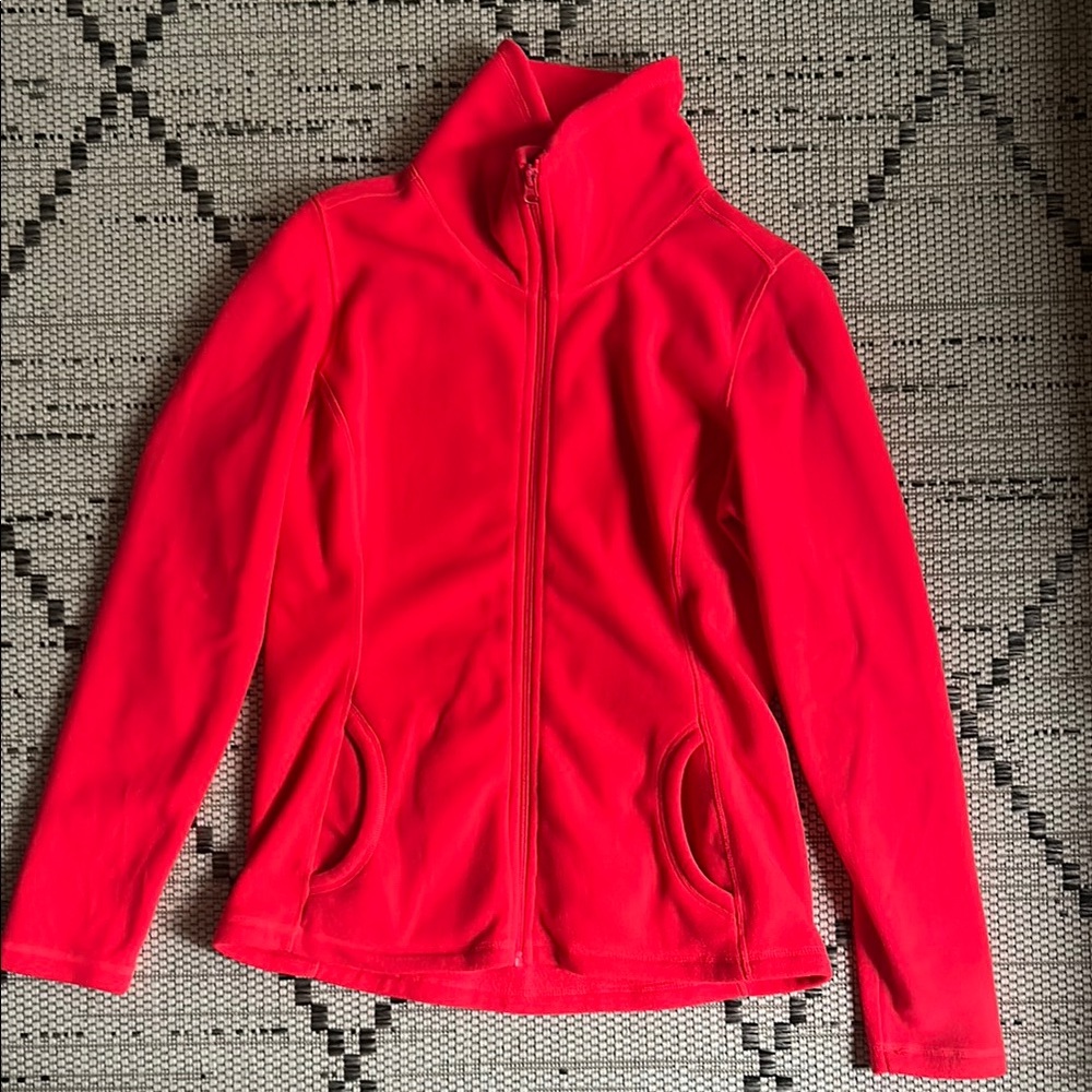 Red Zip-Up Jacket